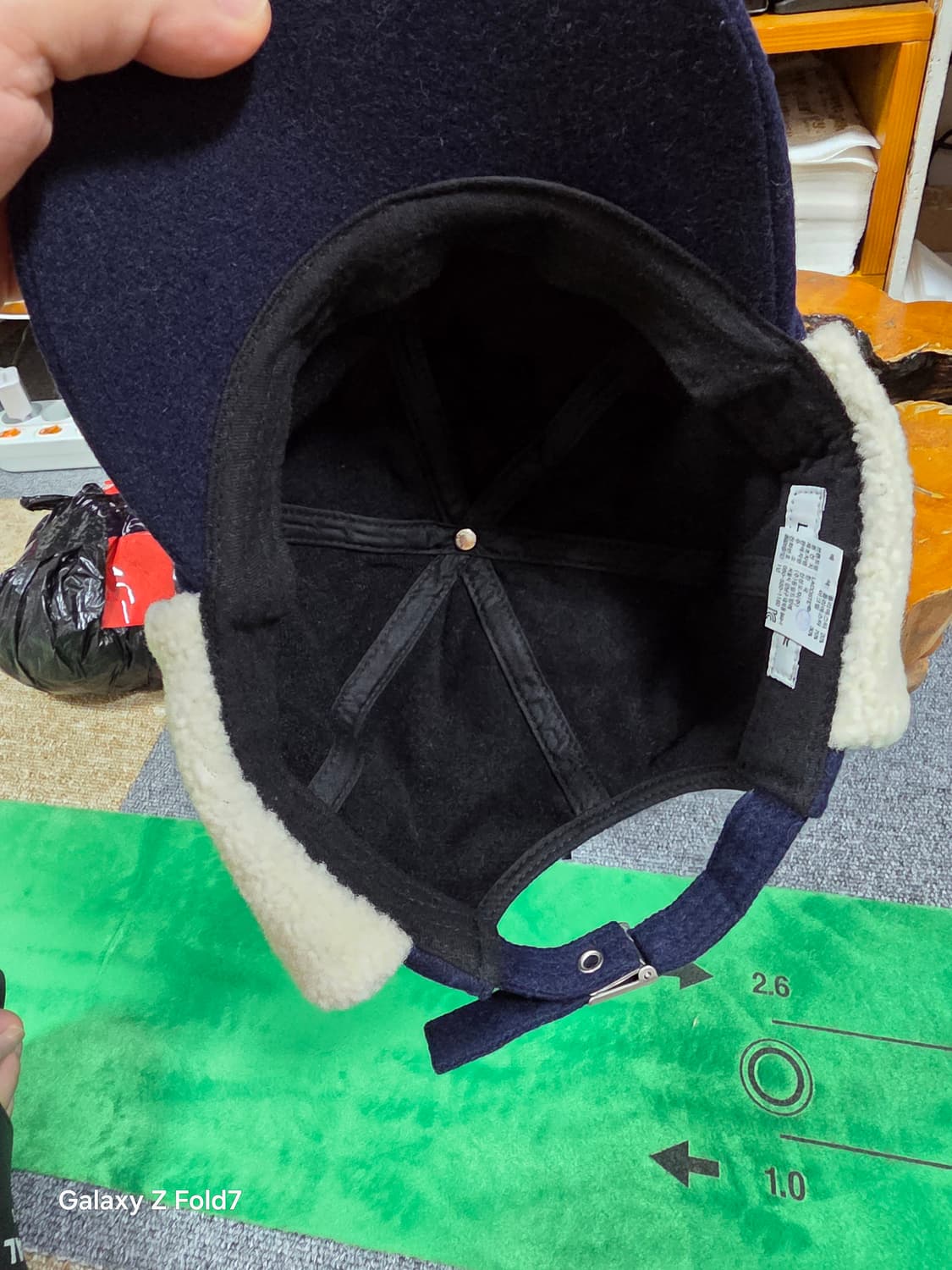 라코스테 울 솔리드 트래퍼 귀달이 모자 상품이미지7