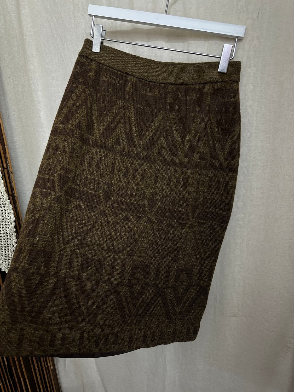 gianni lo giudice ethnic knit skirt  상품이미지4