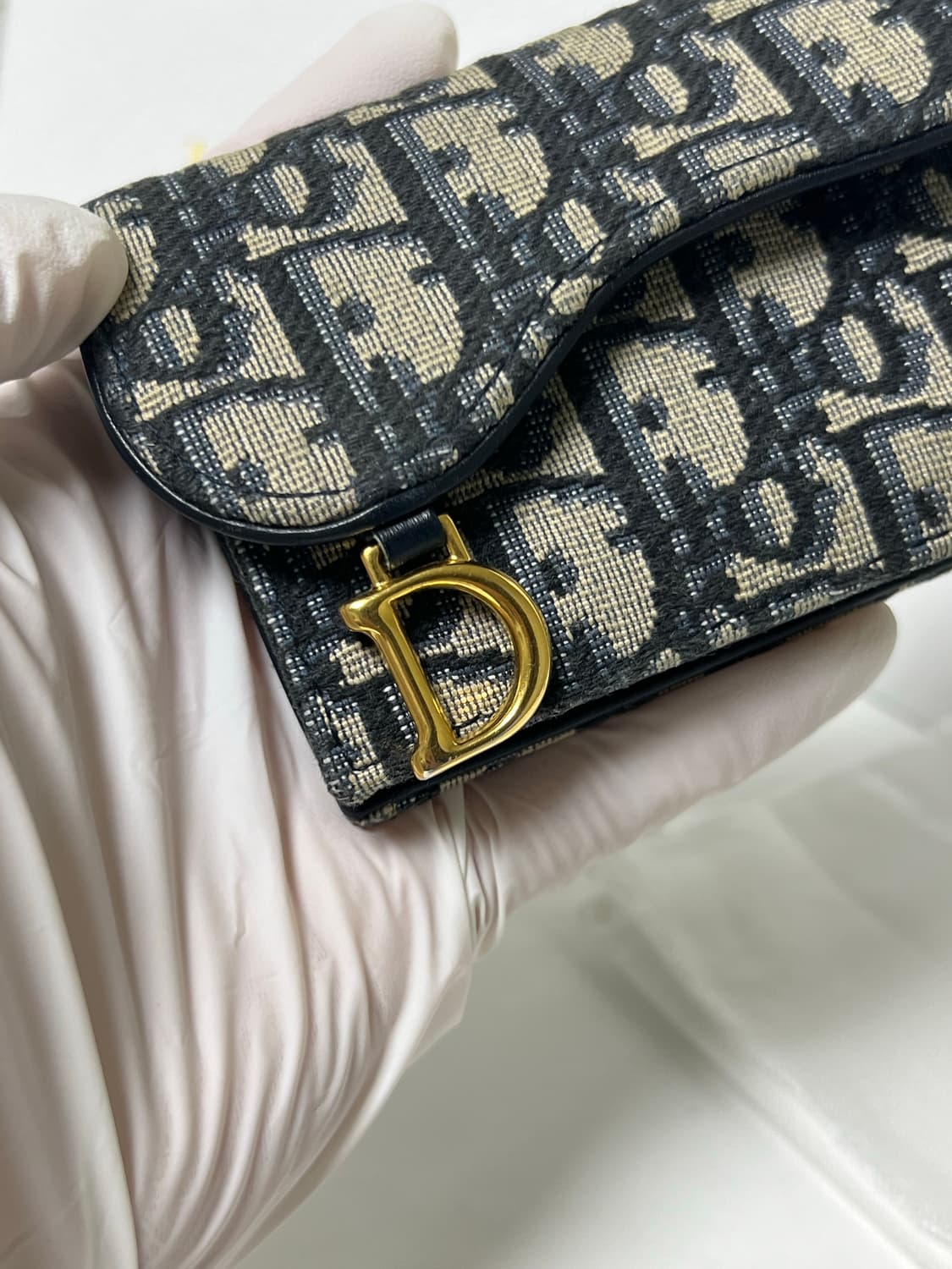 [정품] 디올 오블리크 새들 카드지갑 상품이미지4