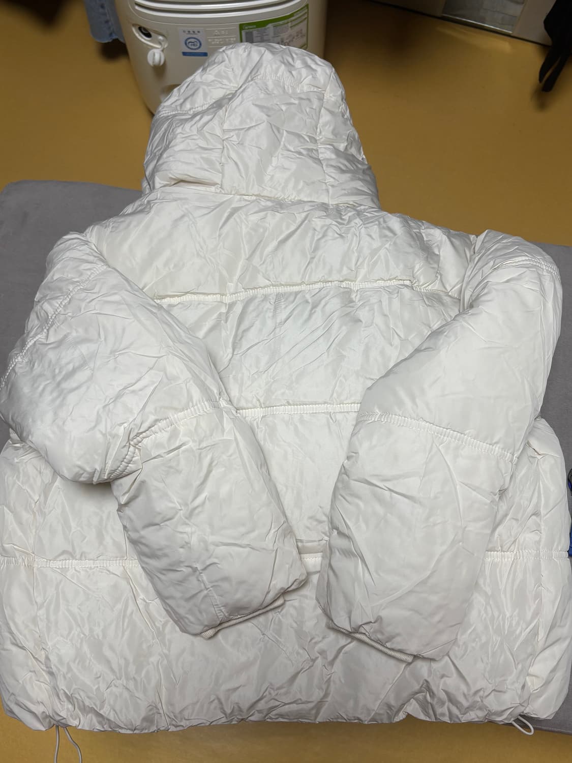 자라 아이보리 패딩 xs 상품이미지3