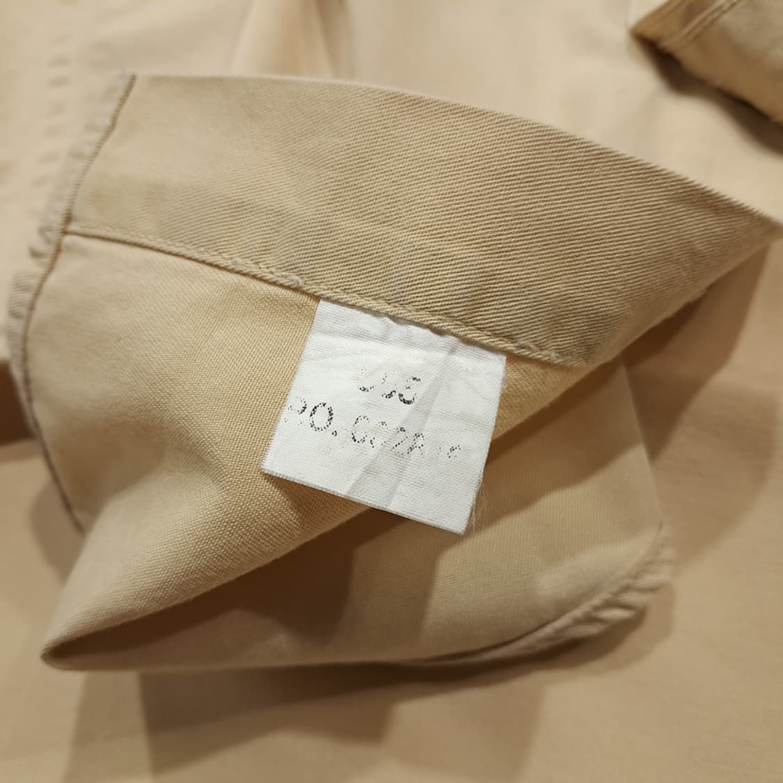 CK017 S 칼하트 00s 가죽패치 머스타드 반팔 워크 셔츠 남방 상품이미지6