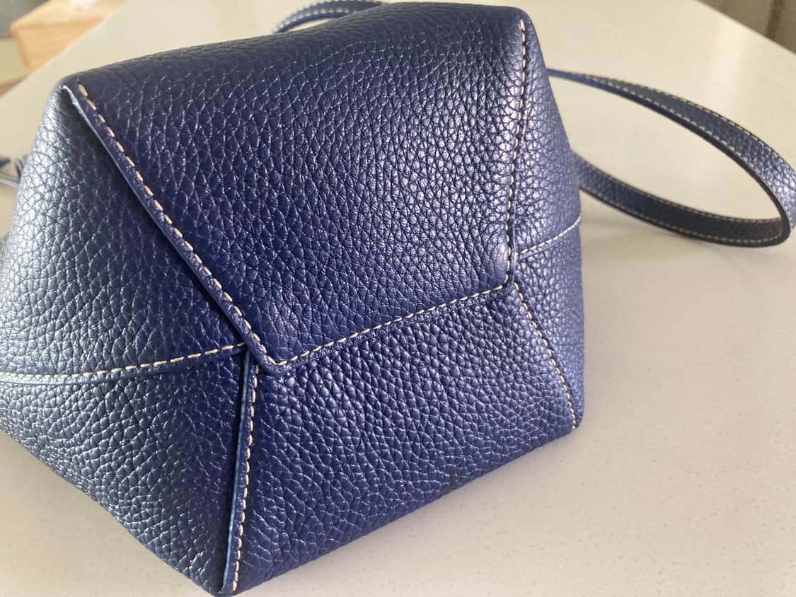 폴로 랄프로렌 플레이 레더 스몰 토트 잉크 상품이미지5