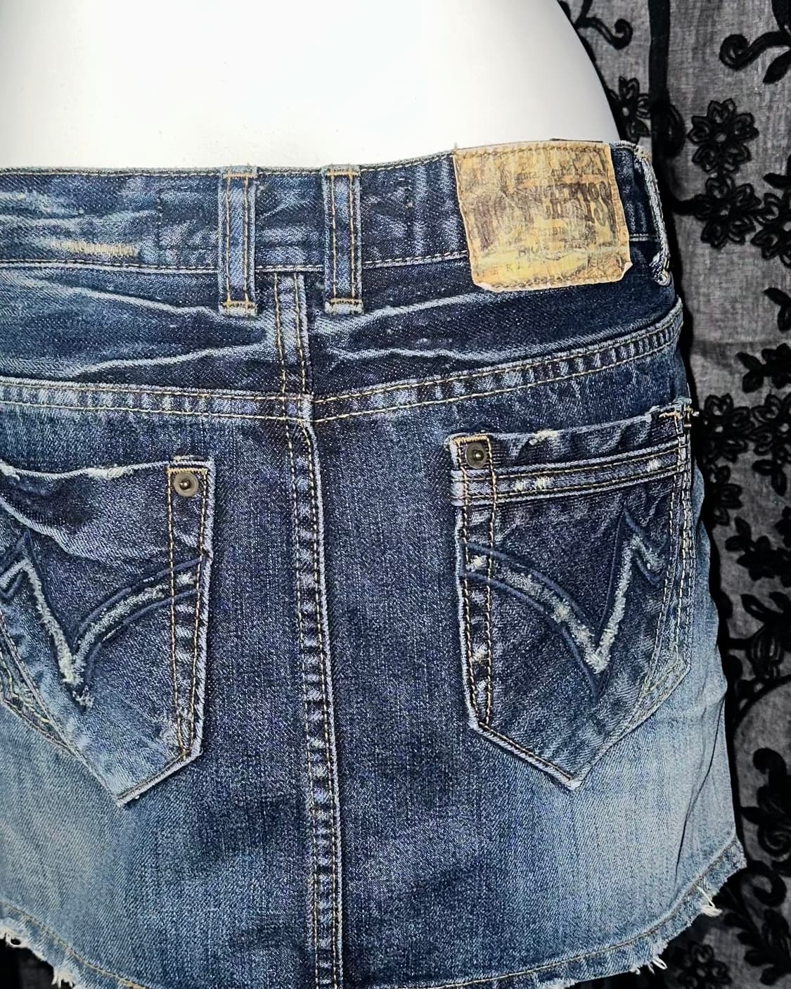 denim mini skirt 상품이미지4