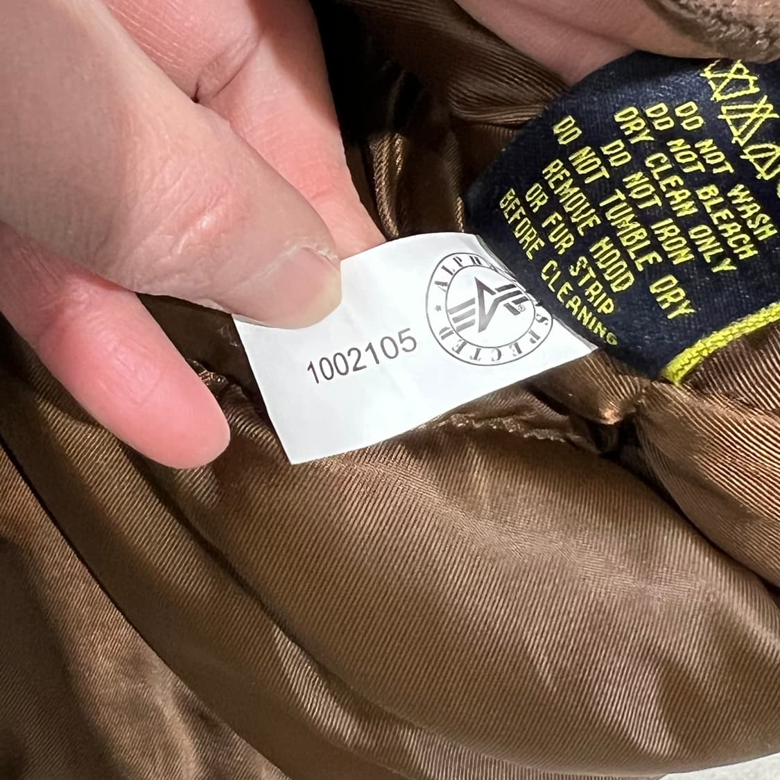 알파인더스트리 n3b 점퍼 s08902 상품이미지9