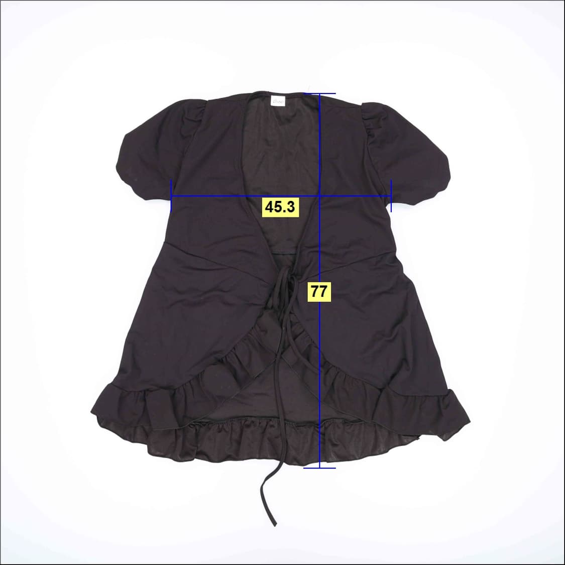 실측확인 빈티지 여성 랩원피스 로브 0529H 상품이미지5