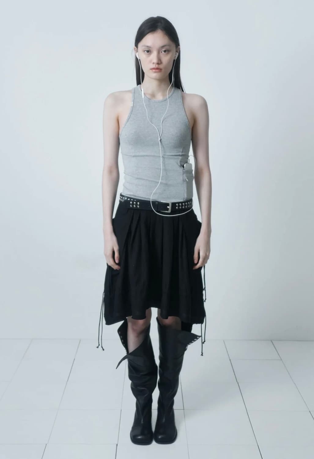 cerric pumkin pocket skirt / black size1 상품이미지1