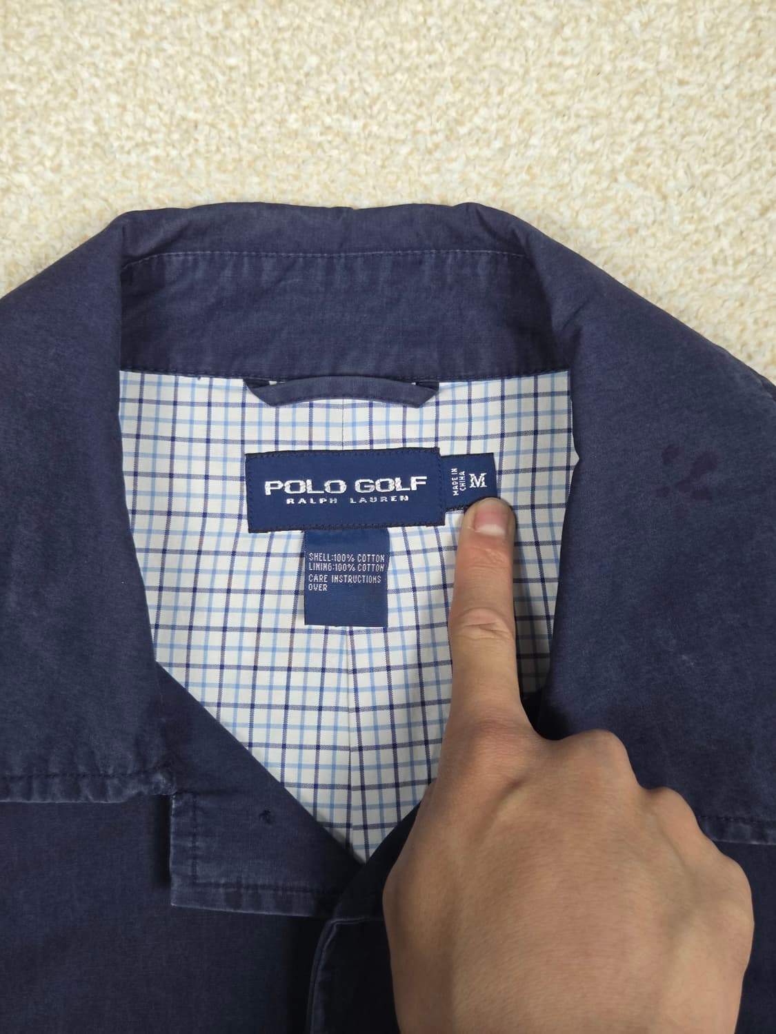 [폴로 골프 랄프로렌] 코튼 싱글 맥코트 | A00164 상품이미지3