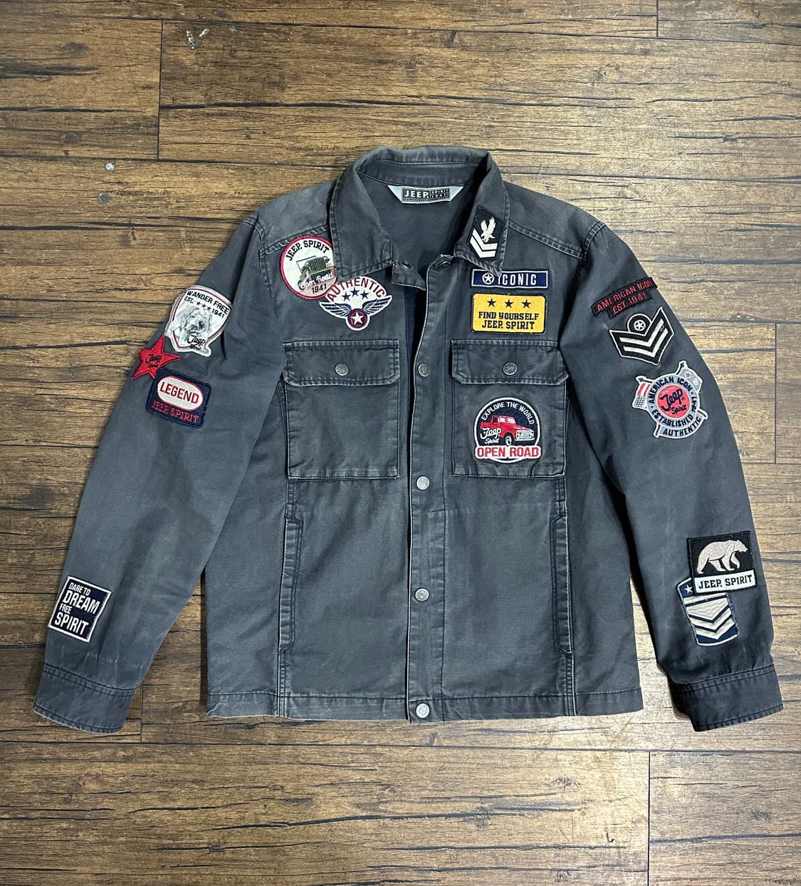 Jeep Spirit 패치 빈티지자켓 L(100) 상품이미지1