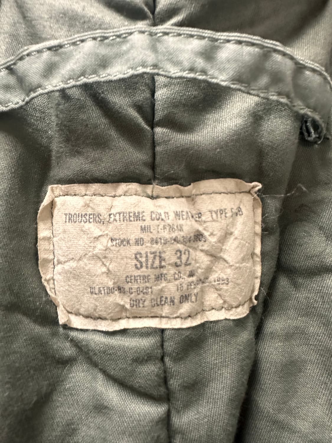 (32)80s 미공군 F-1B 방한 파일럿 팬츠 상품이미지7
