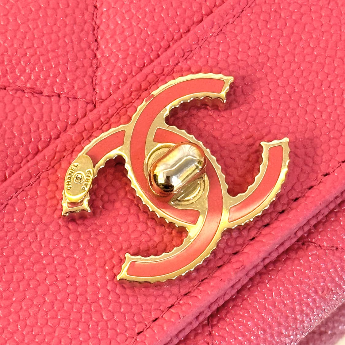 (신형)샤넬 마드모아젤 핑크 똑딱이 장지갑 상품이미지6