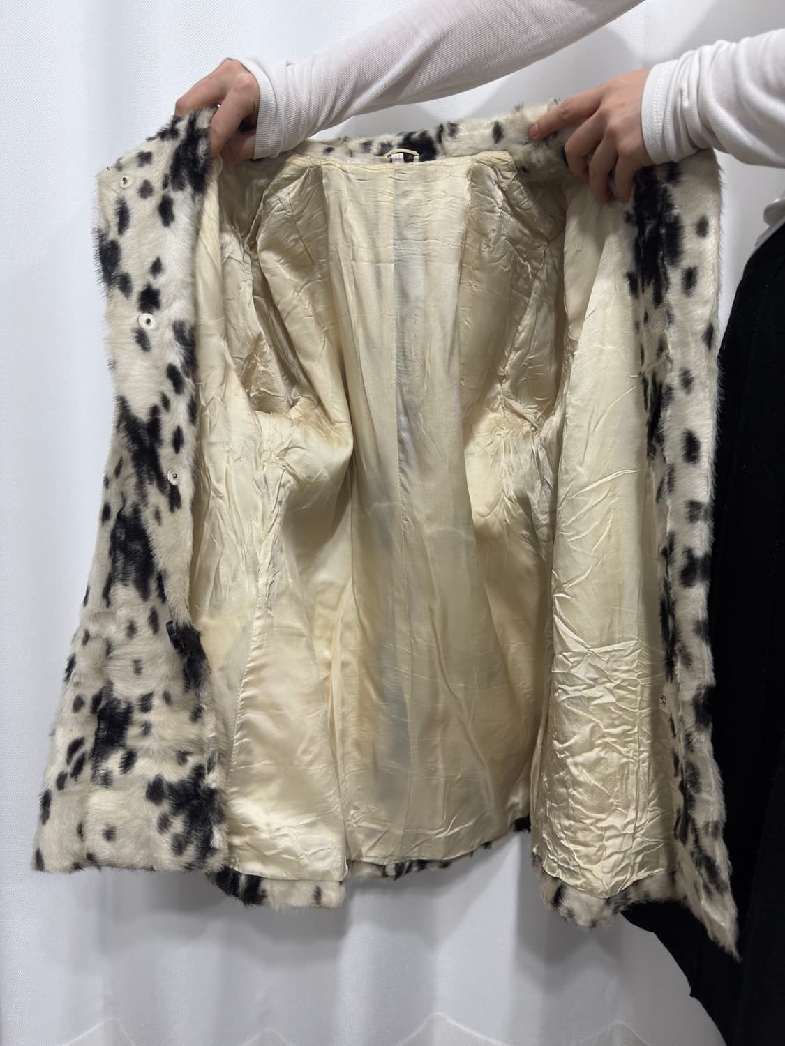 pattern fur jacket 상품이미지7