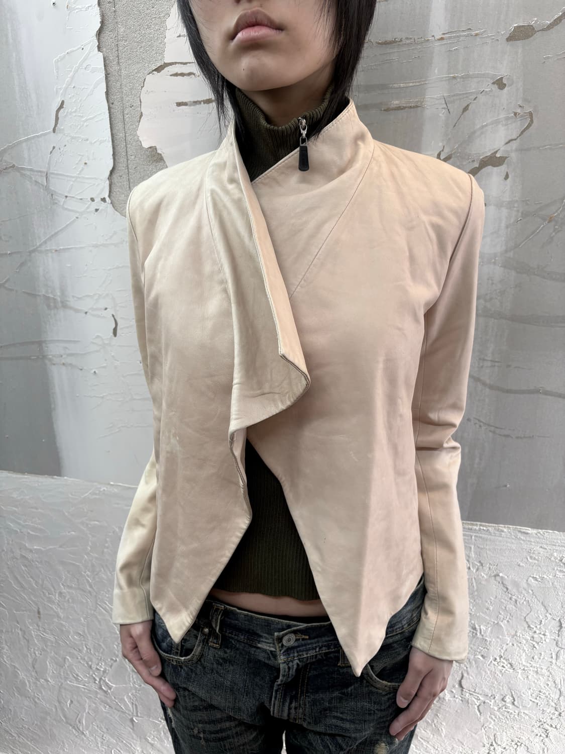 ivory sheep skin jacket 상품이미지2