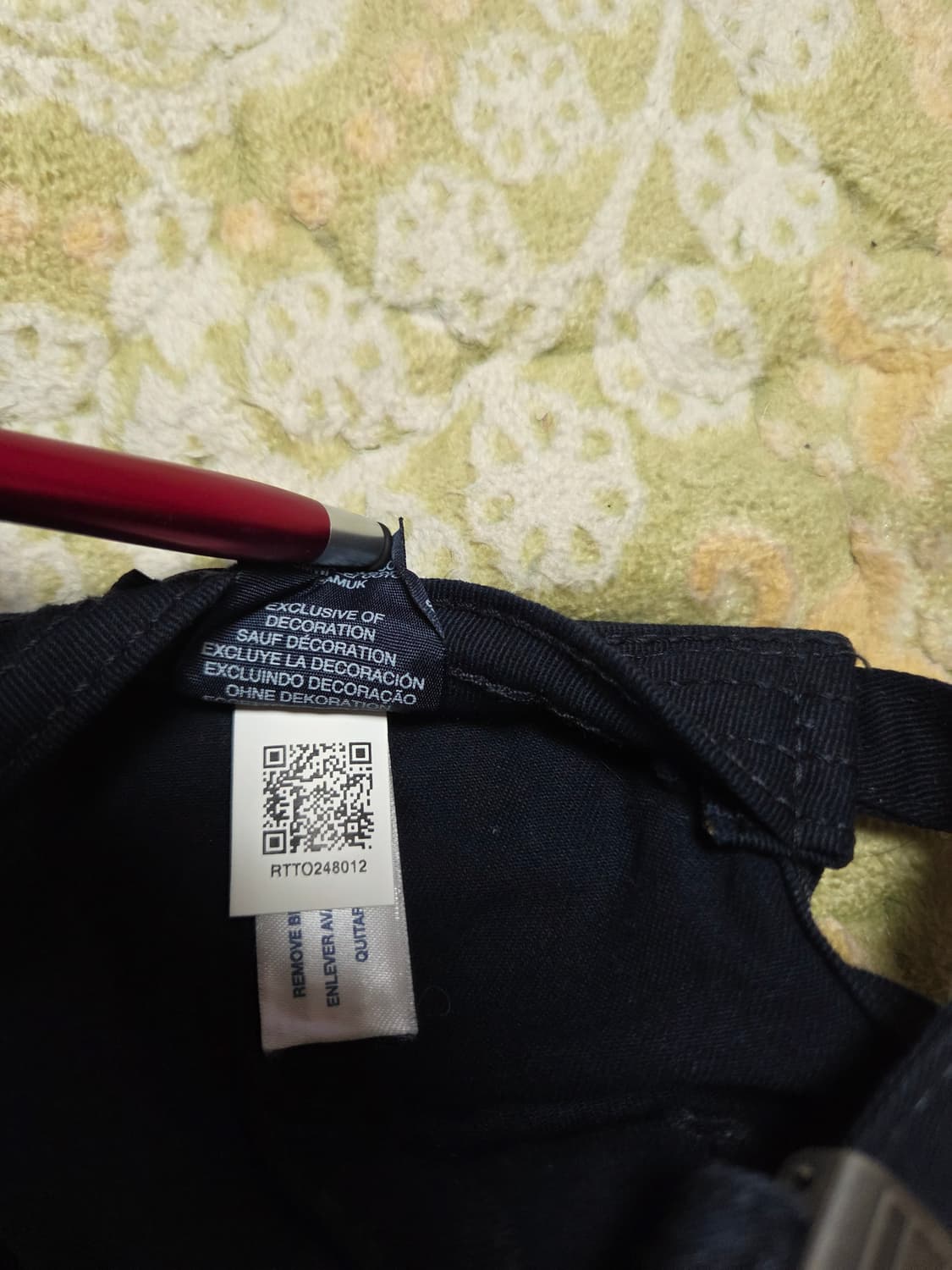 타미힐피거 네이비 볼캡 상품이미지6