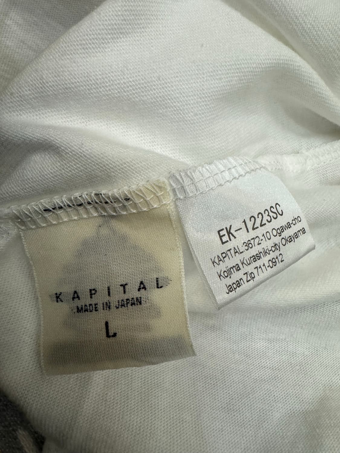 [L] 캐피탈 20 저지 패넌트 티셔츠 3 플래그 화이트 상품이미지6