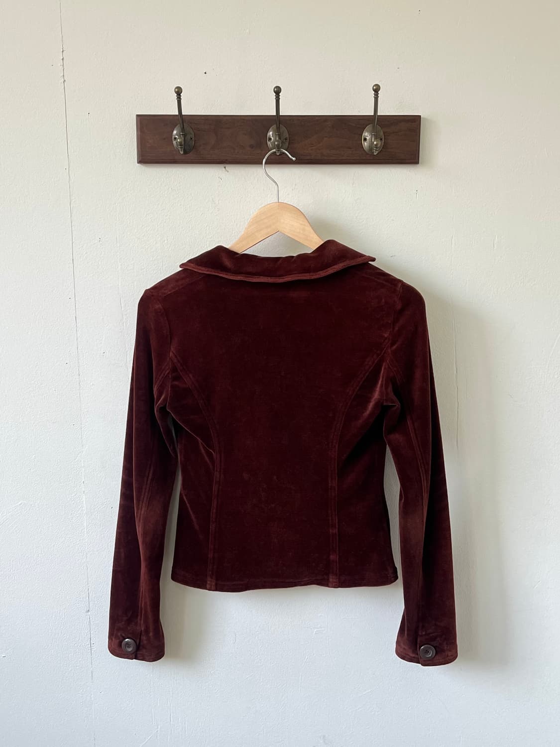 Cornflake 벨벳 원버튼 자켓 상품이미지3