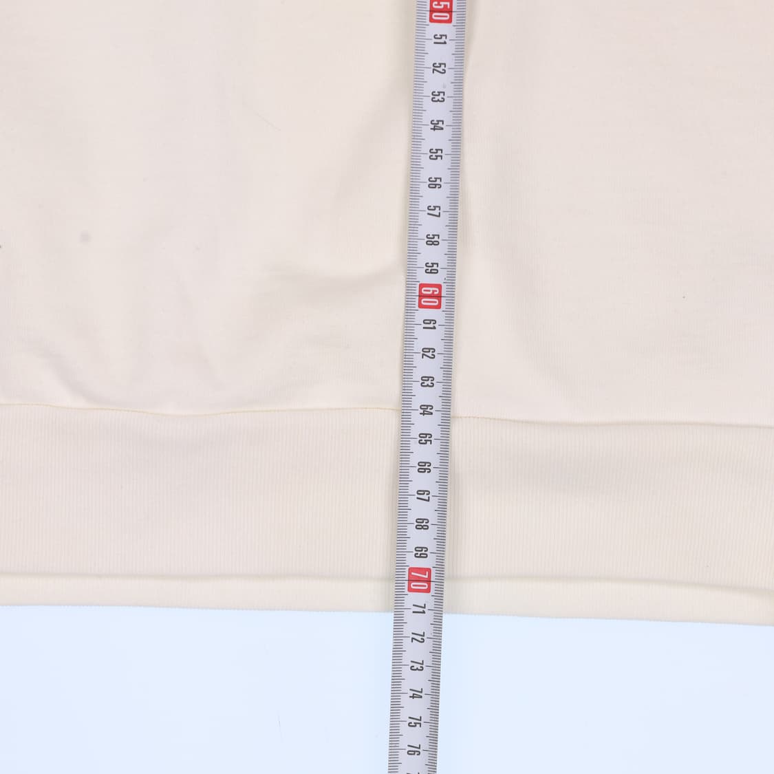 L 슈프림 그루넥 화이트 맨투맨 N7562 상품이미지7