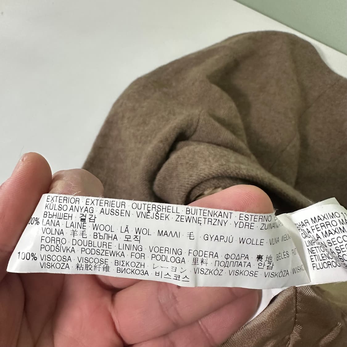 우먼M 자라우먼 베이지 라나울 논카라 7부코트 상품이미지9