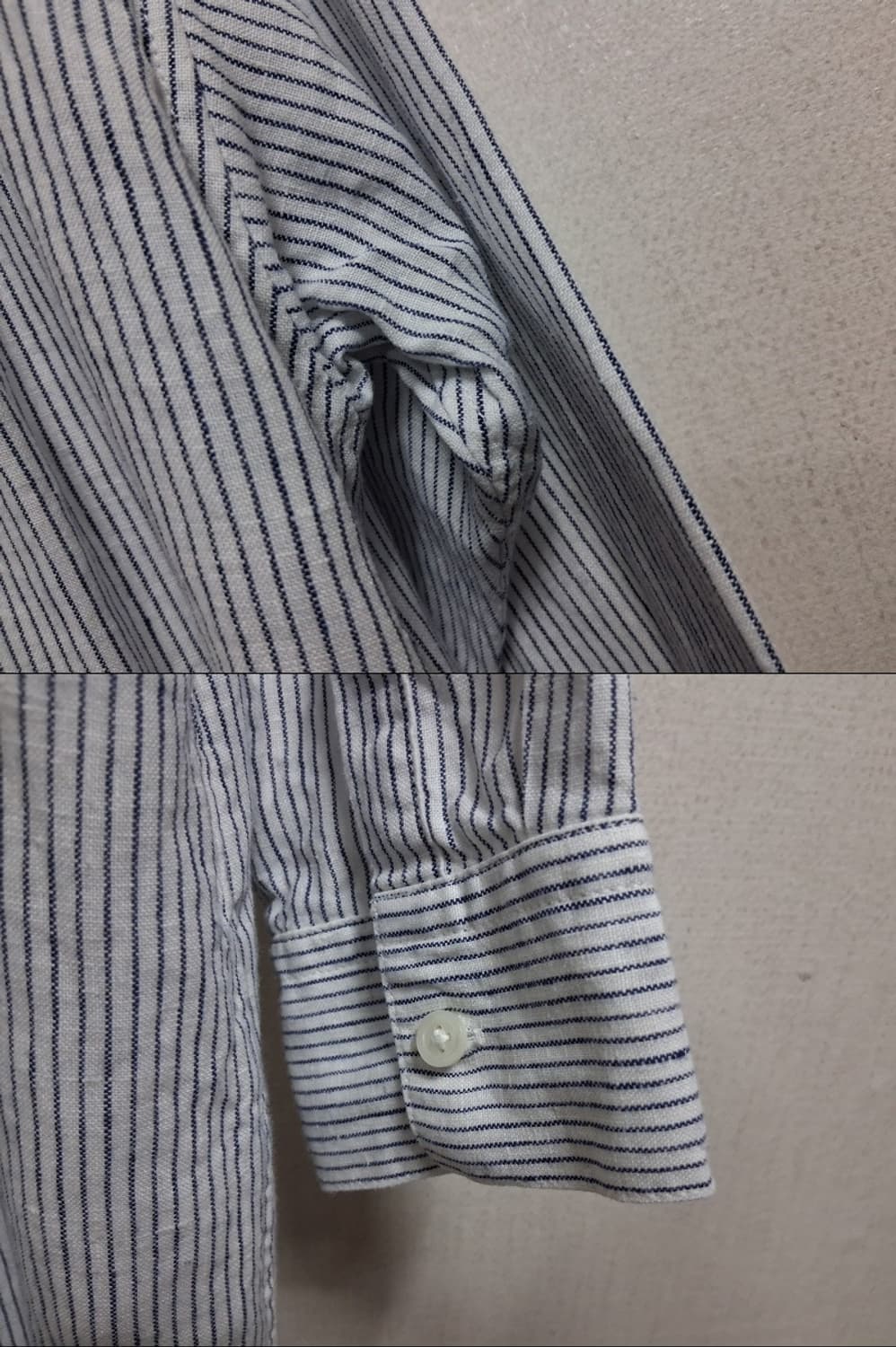 무인양품 MUJI 무지  린넨 셔츠원피스 100%린넨6677. L 상품이미지7