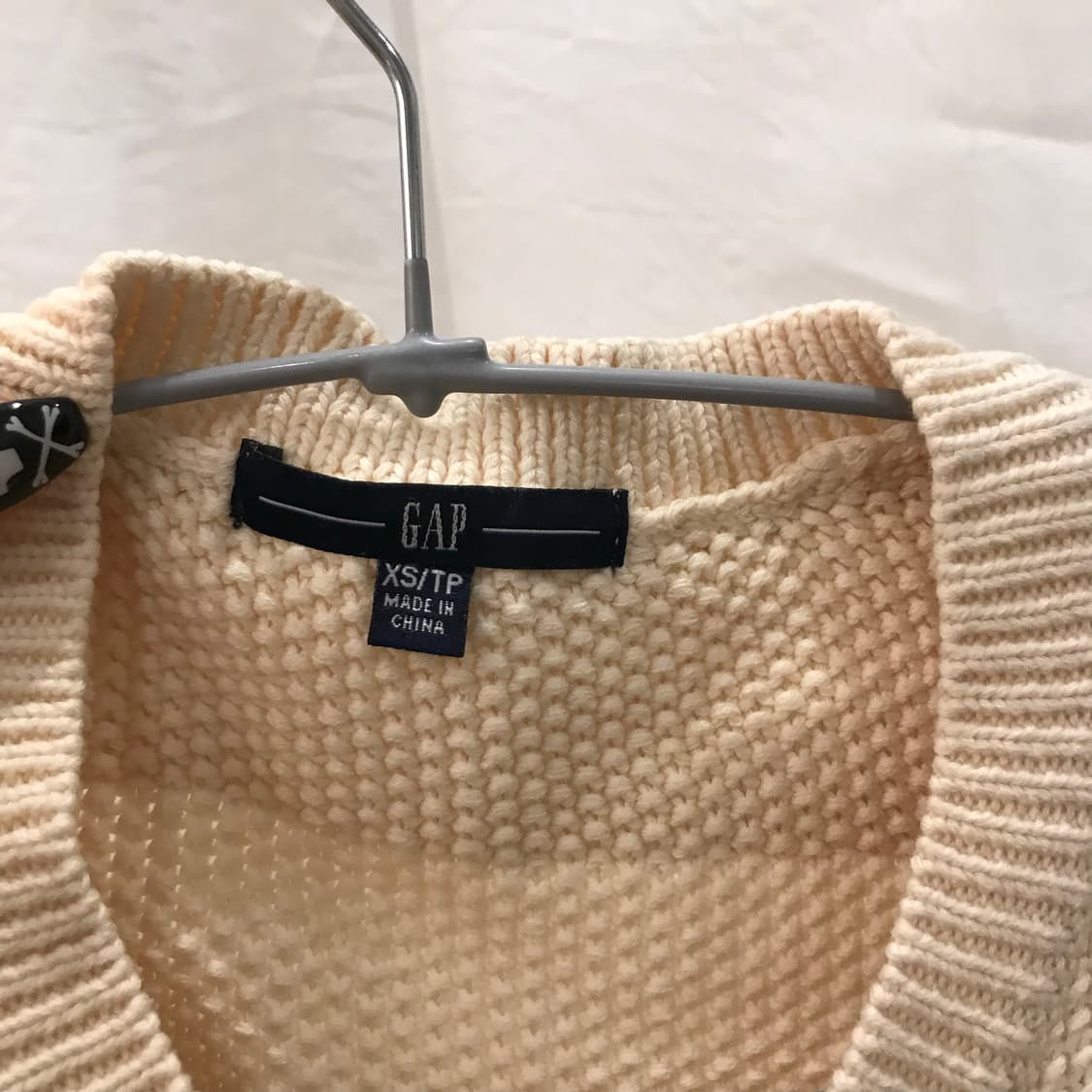 GAP 갭 모리걸 라떼갸루 아이보리 와플 니트 가디건 상품이미지4