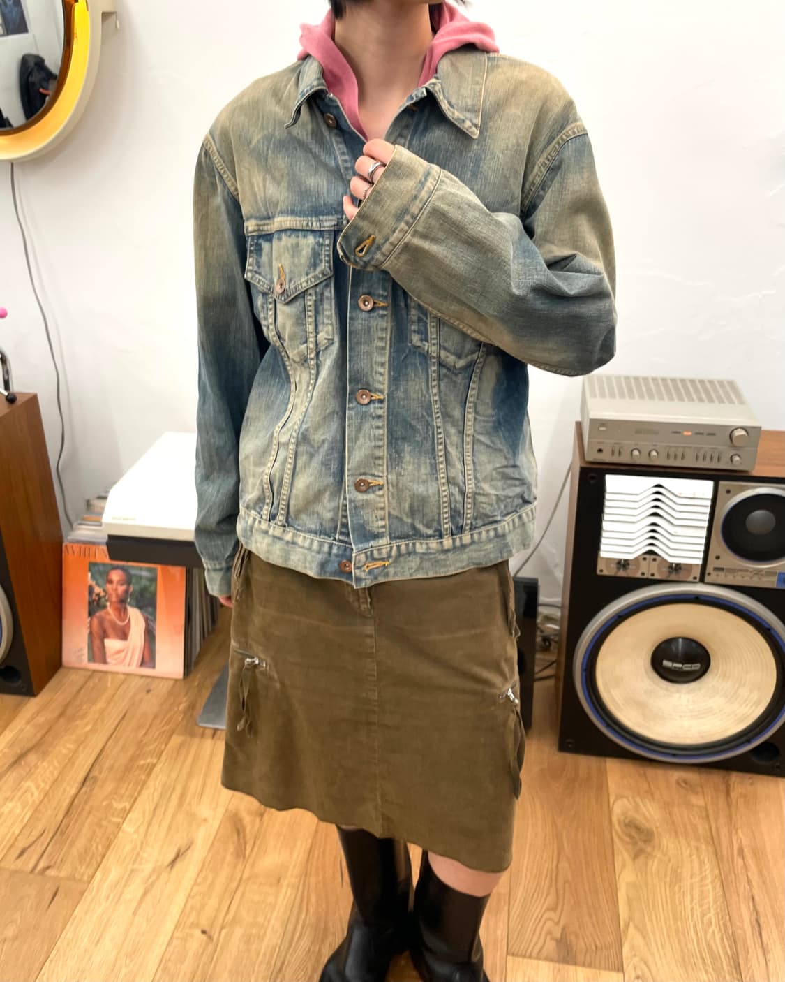 [3] kolor BEACON 컬러 비콘 2015SS 데님 자켓 상품이미지3