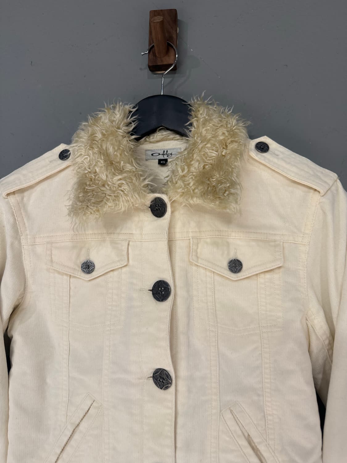 Oakley fur trimming button-up jk 상품이미지7