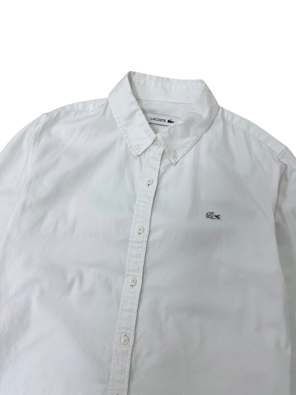 라코스테 옥스포드 셔츠 화이트 (36) 상품이미지2