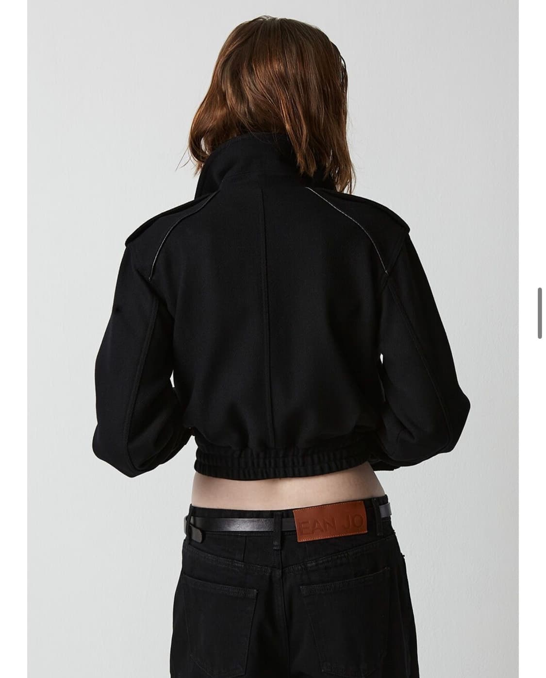 이안 조 울 포켓 봄버 자켓 상품이미지4