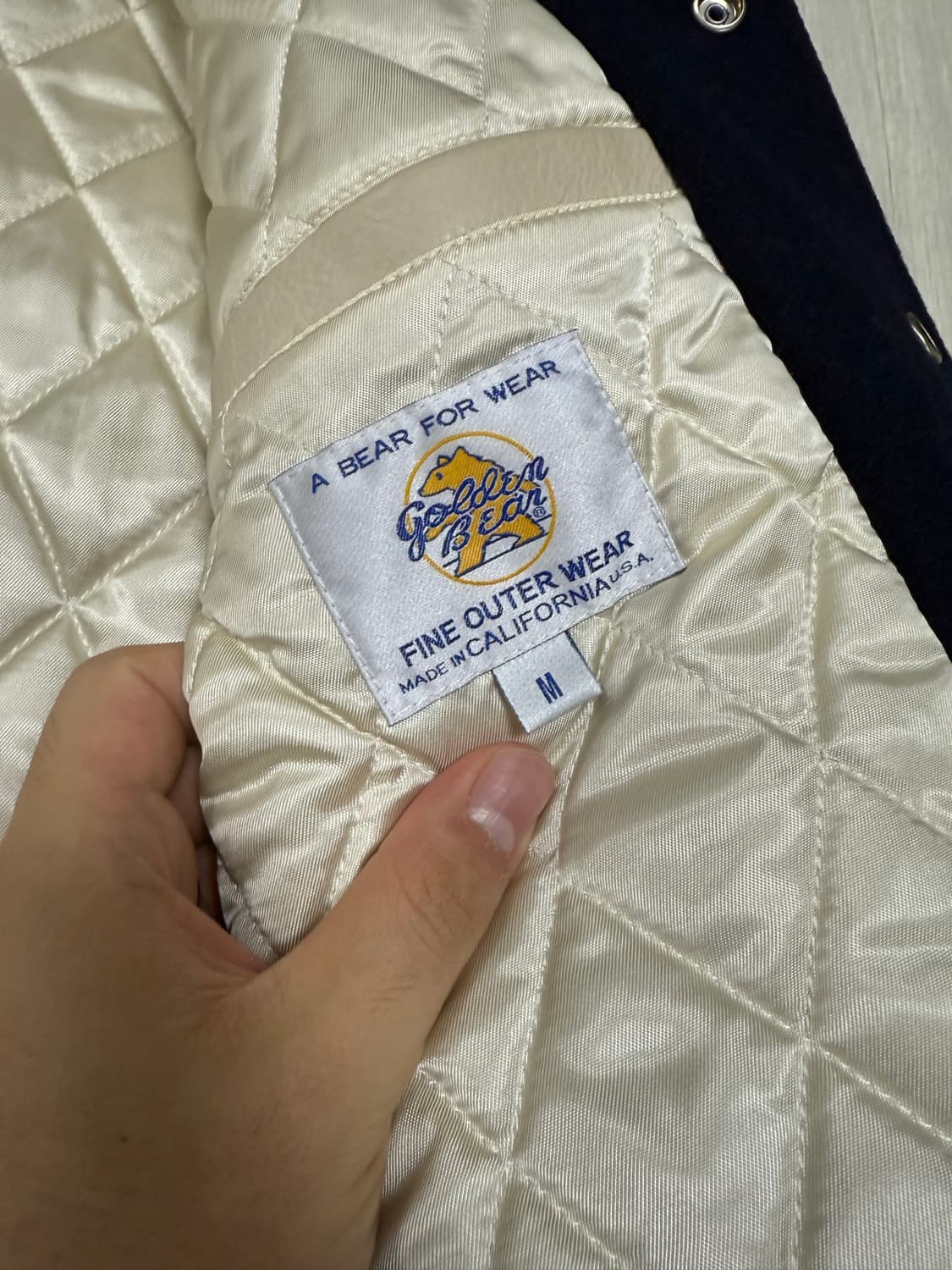 (M)나나미카 골든베어 21fw 바시티 자켓 상품이미지5