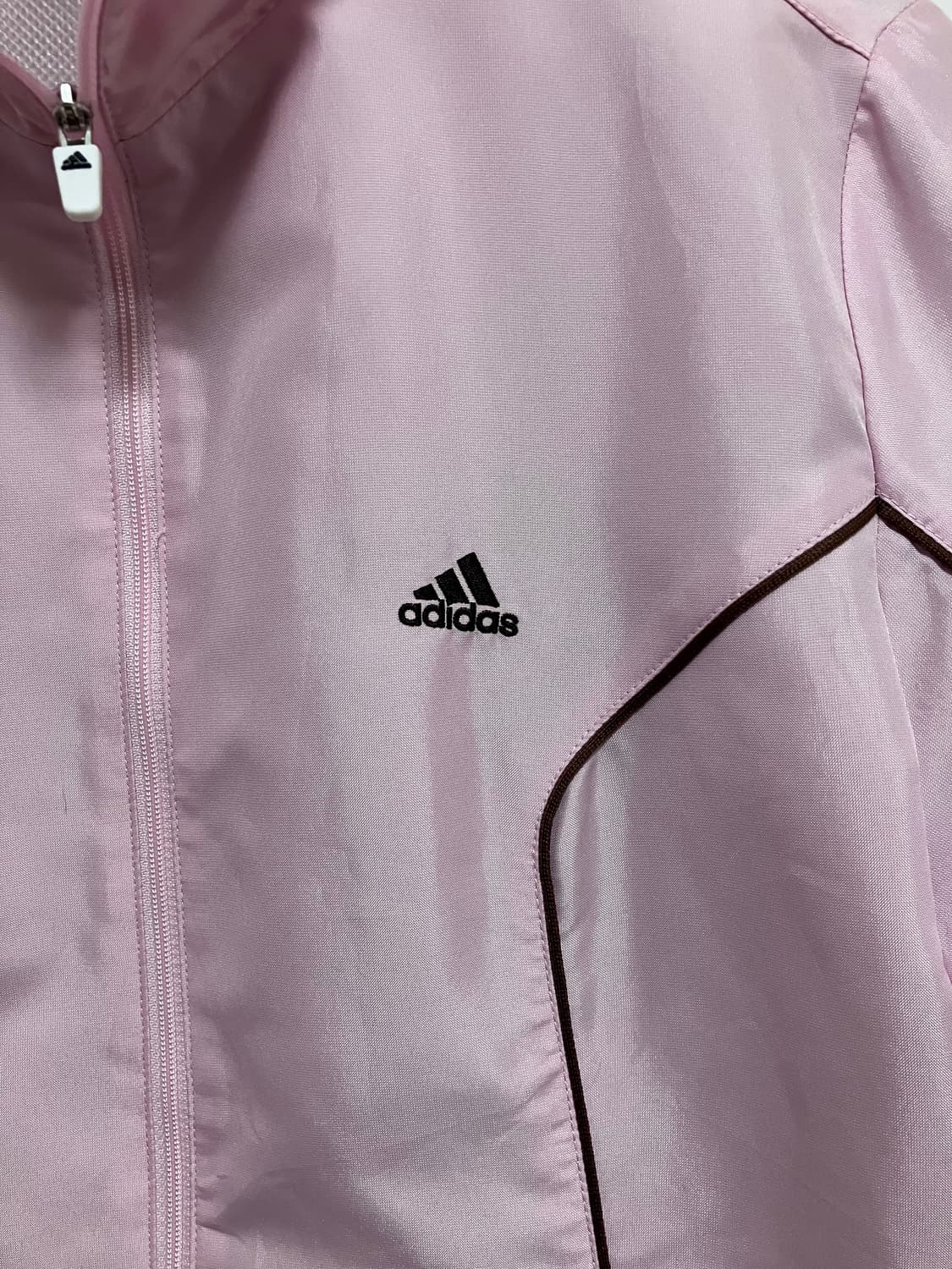 [아디다스] 바람막이 핑크색상 상품이미지3
