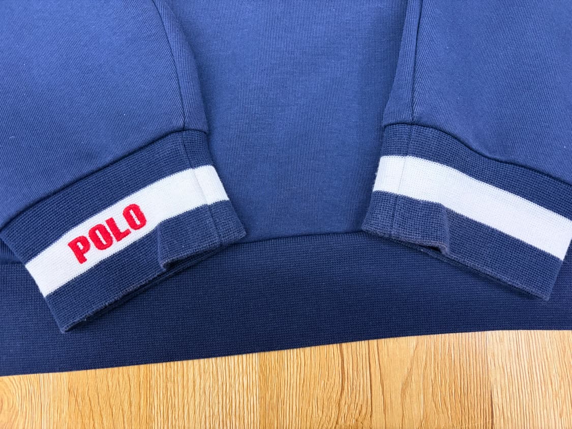 [L] 폴로 1967 맨투맨 레드/네이비 상품이미지4