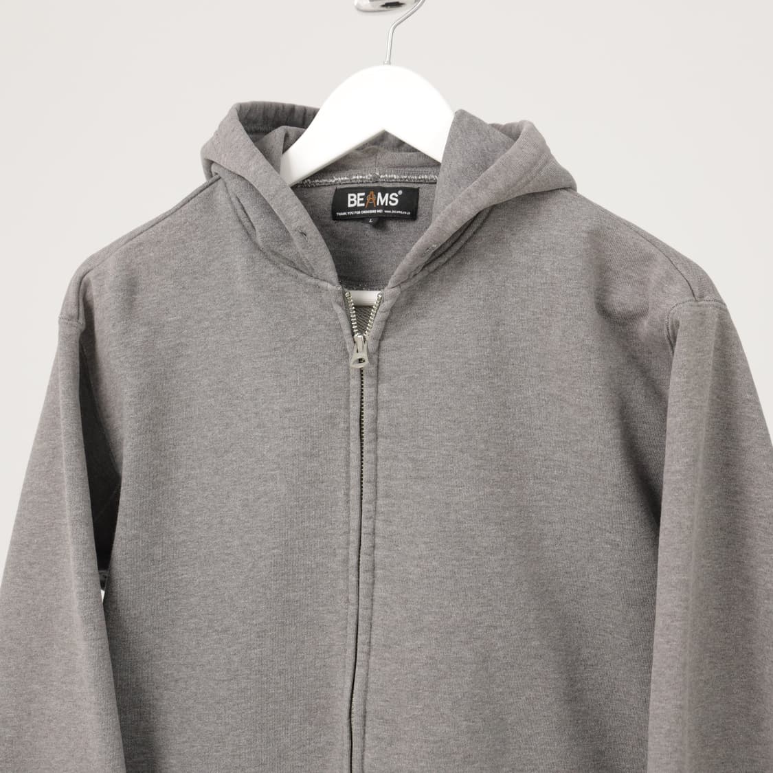 빔즈 그레이 후드 집업 상품이미지3