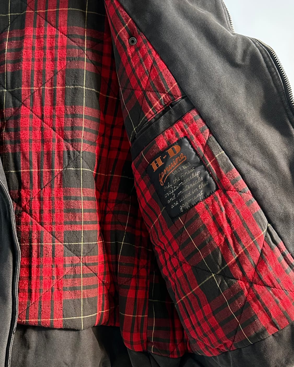 90s 할리데이비슨 블랙 데님 패치 라이더 자켓  (va.27) 상품이미지6