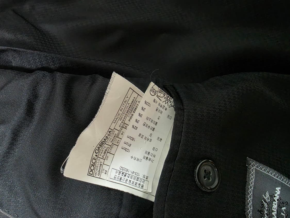 돌체앤가바나 시칠리아 체스터필드 코트 52 상품이미지5