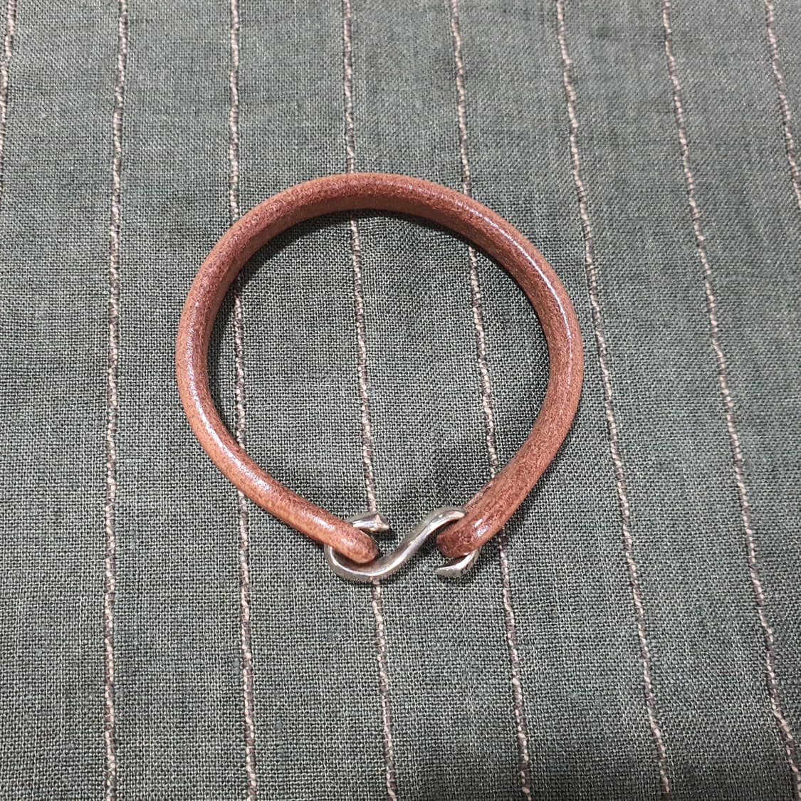 더 플랫헤드 팔찌 925실버 fn-ak4-6 탄색 상품이미지1