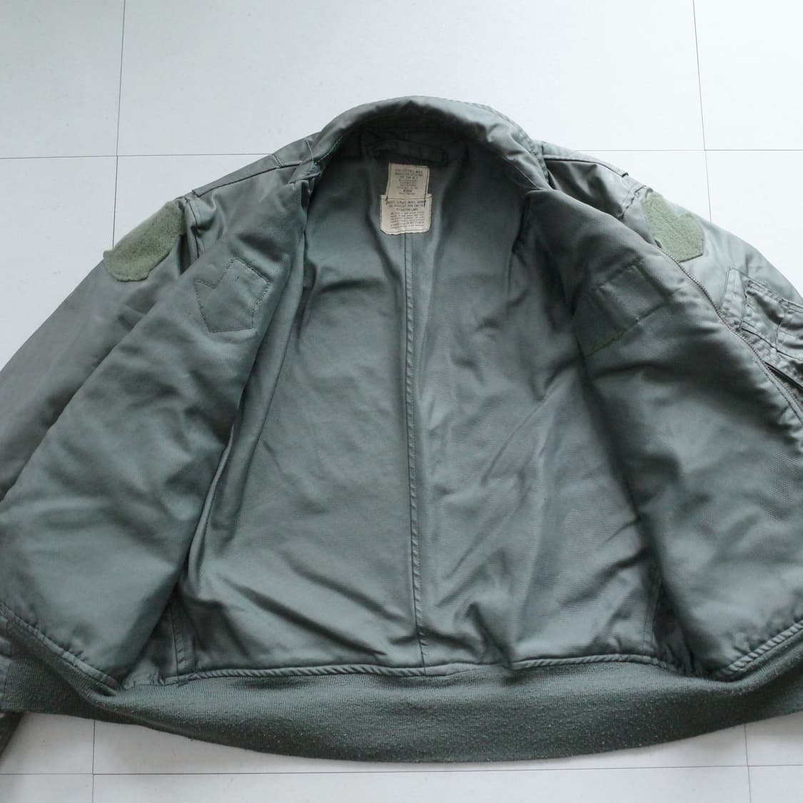 80s 미군 USAF 오리지널 CWU-36/P 플라이트 자켓 미디엄  상품이미지6