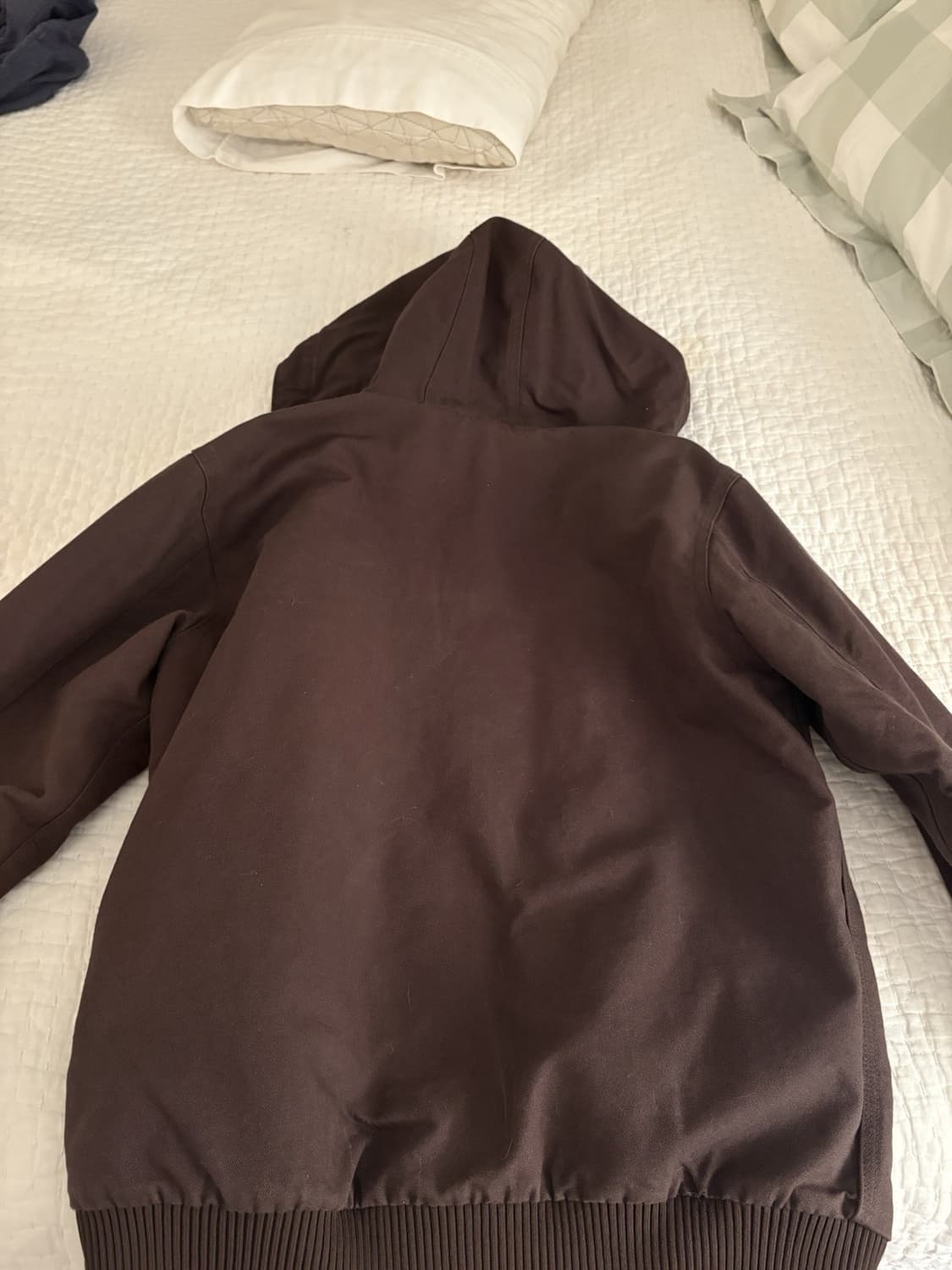 칼하트 J130 후드 자켓 다크브라운 상품이미지4