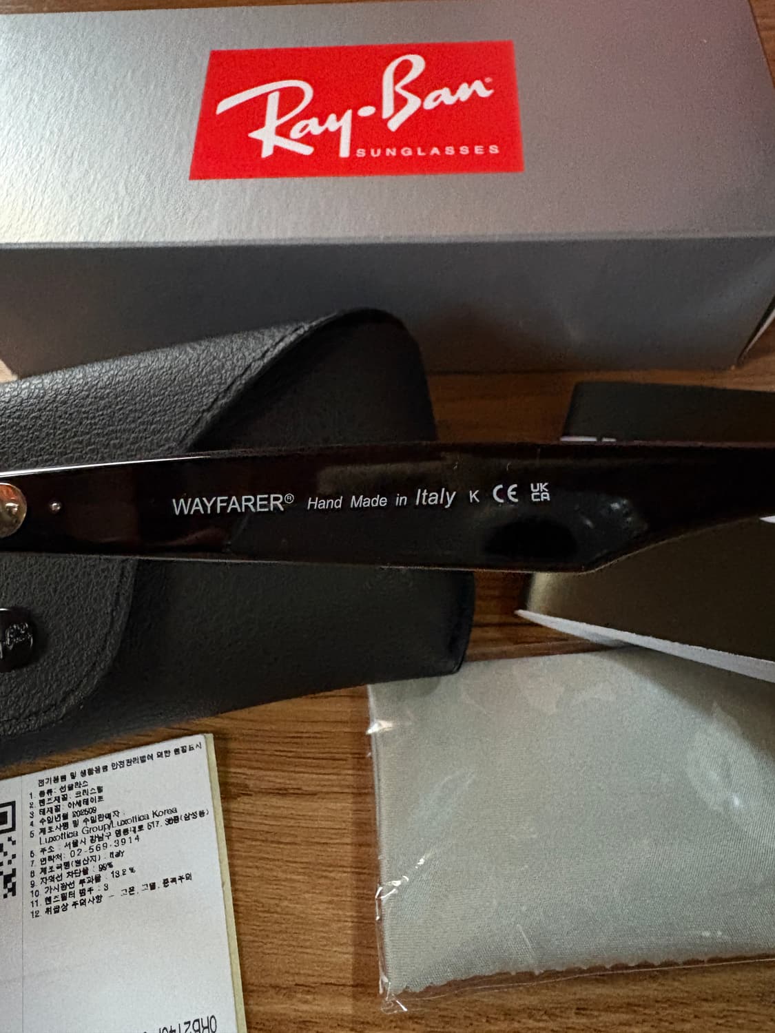 Ray-Ban 레이벤 웨이페어러 RB2140-F 901 52 상품이미지4