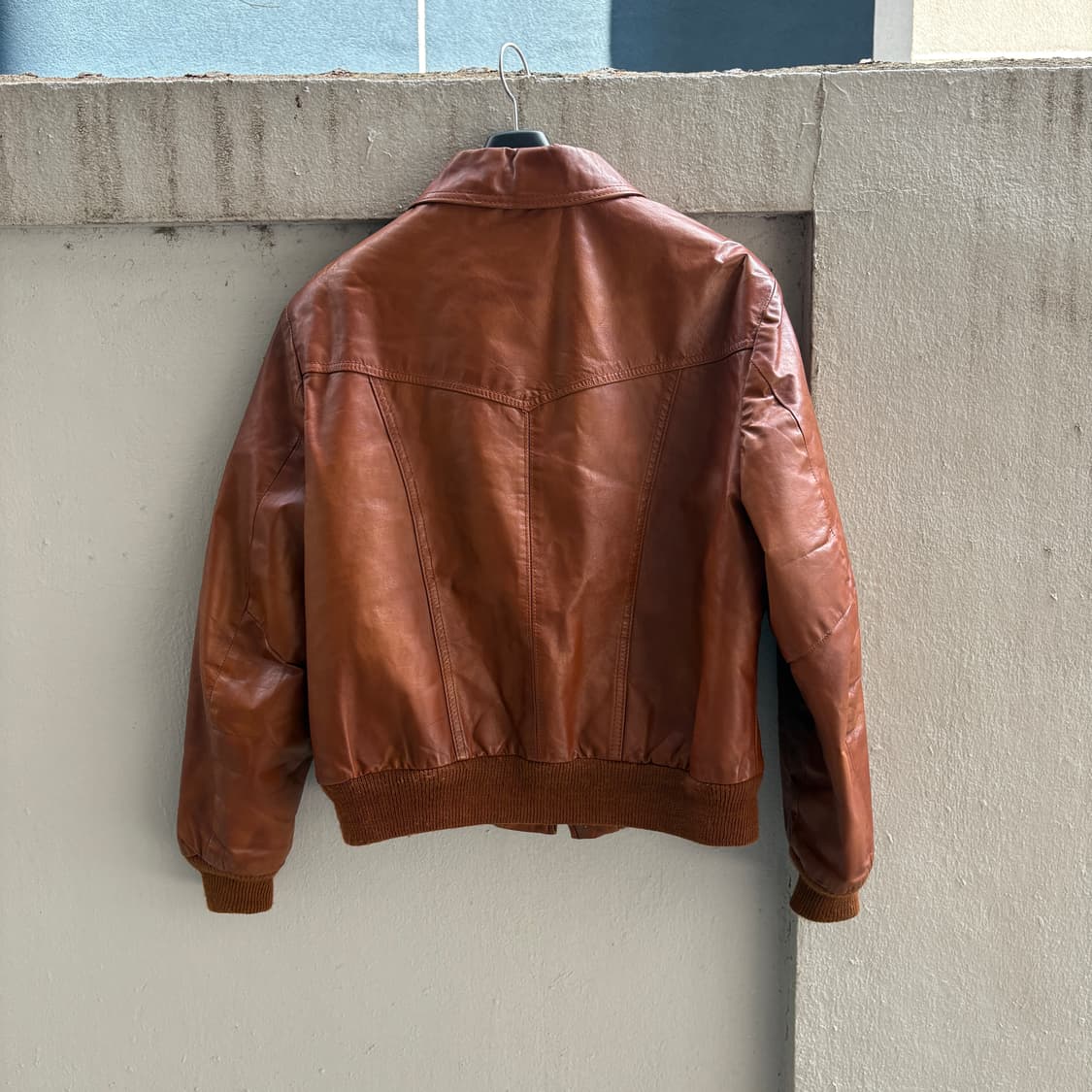 70‘s wilson 웨스턴 레더자켓 made in u.s.a 상품이미지2