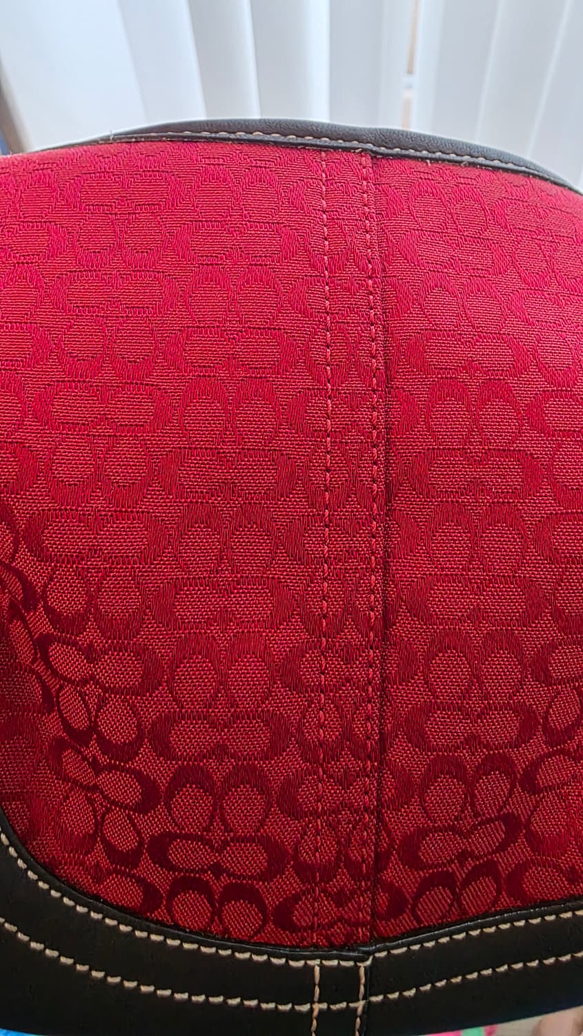 00s coach 6351 시그니처 레드 소호백 y2k 상품이미지7