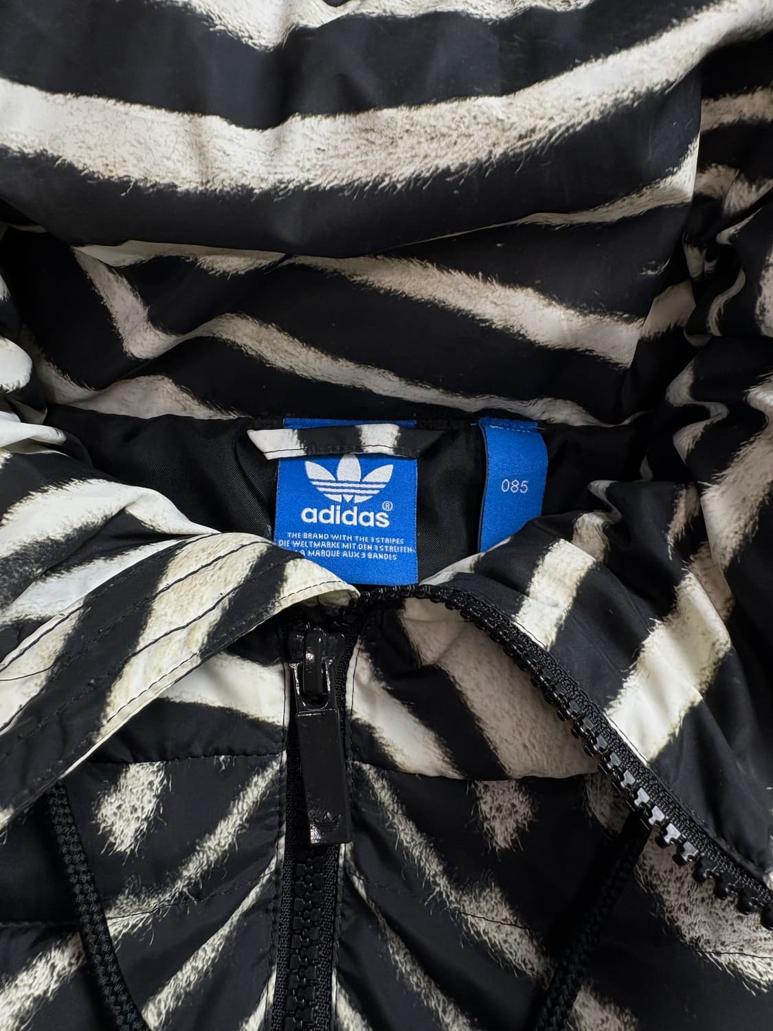 00s 아디다스 타이거 카모 퍼 다운 패딩 베스트 1568 상품이미지3