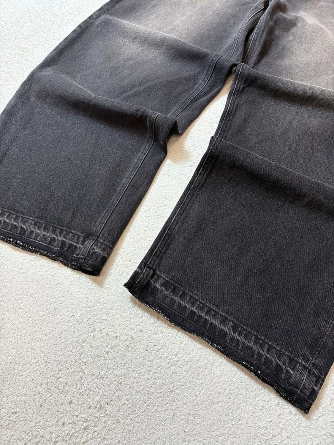 카시코 Kashiko 엠브로이드 논페이드 데님 팬츠 PN6867 상품이미지6