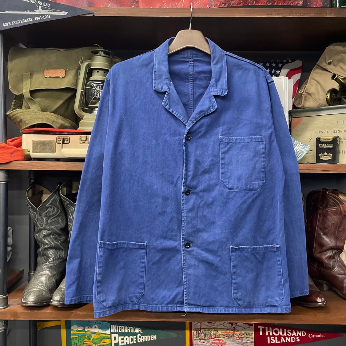 70s 프렌치 워크 자켓 / 빈티지 초어 자켓 워크 웨어 N119 상품이미지1