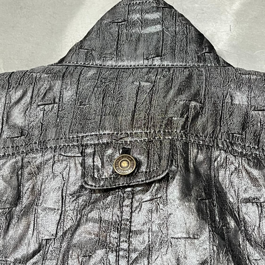  빈티지 링클 하이넥 자켓 y16093 상품이미지6