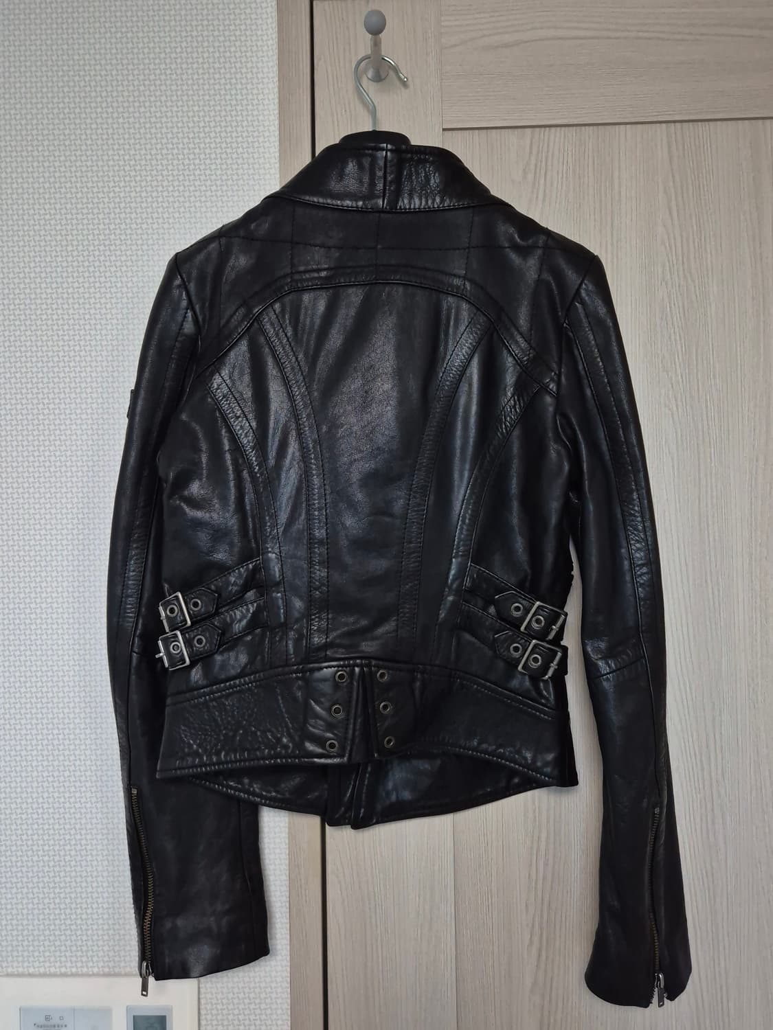 디젤 양가죽 라이더자켓*가죽전용세탁완료* 상품이미지2