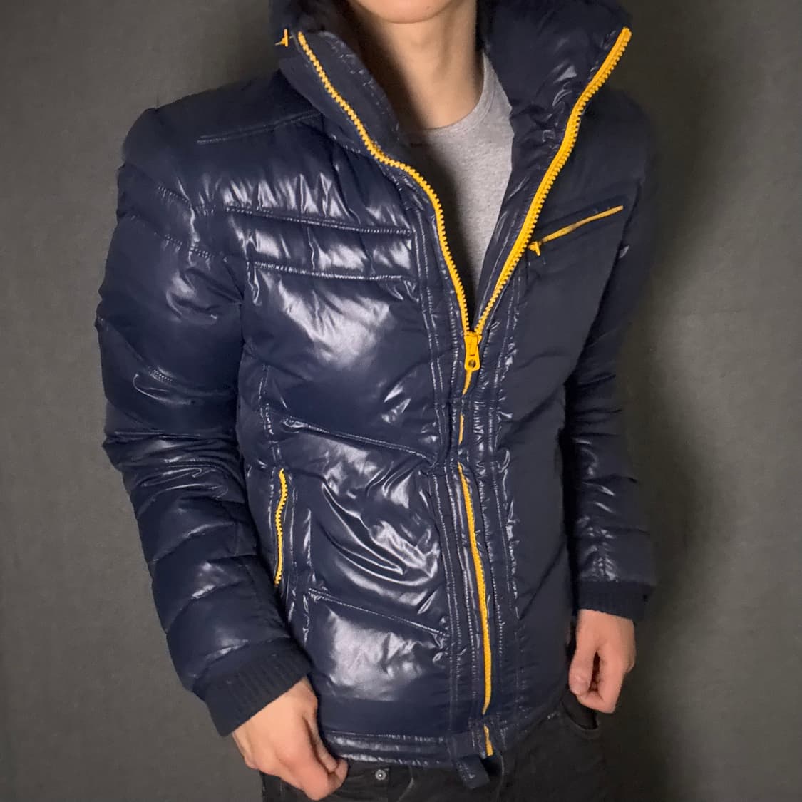디젤 y2k 글로시 다운 푸퍼 패딩 상품이미지1