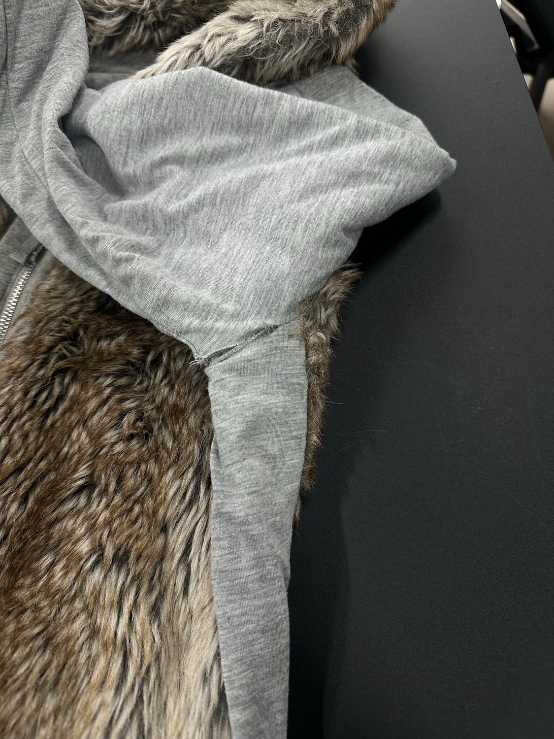 재팬빈티지 Anemone y2k 퍼 리버시블 후드자켓 상품이미지7