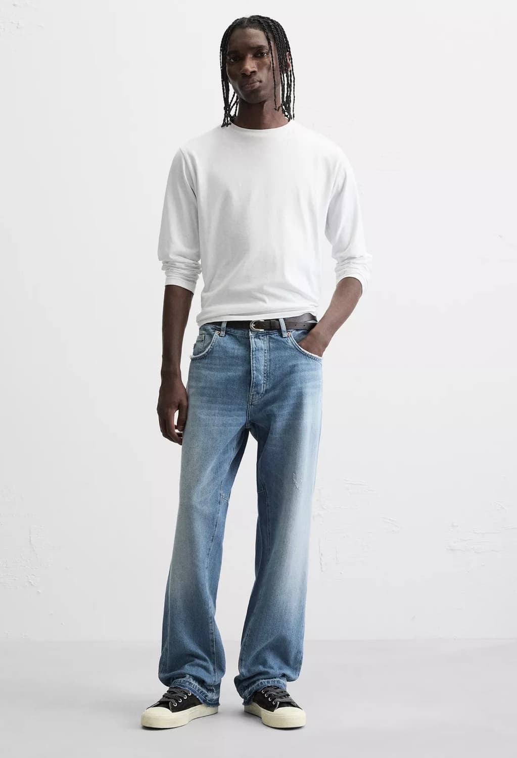 자라 릴렉스핏 리워크 데님 상품이미지1