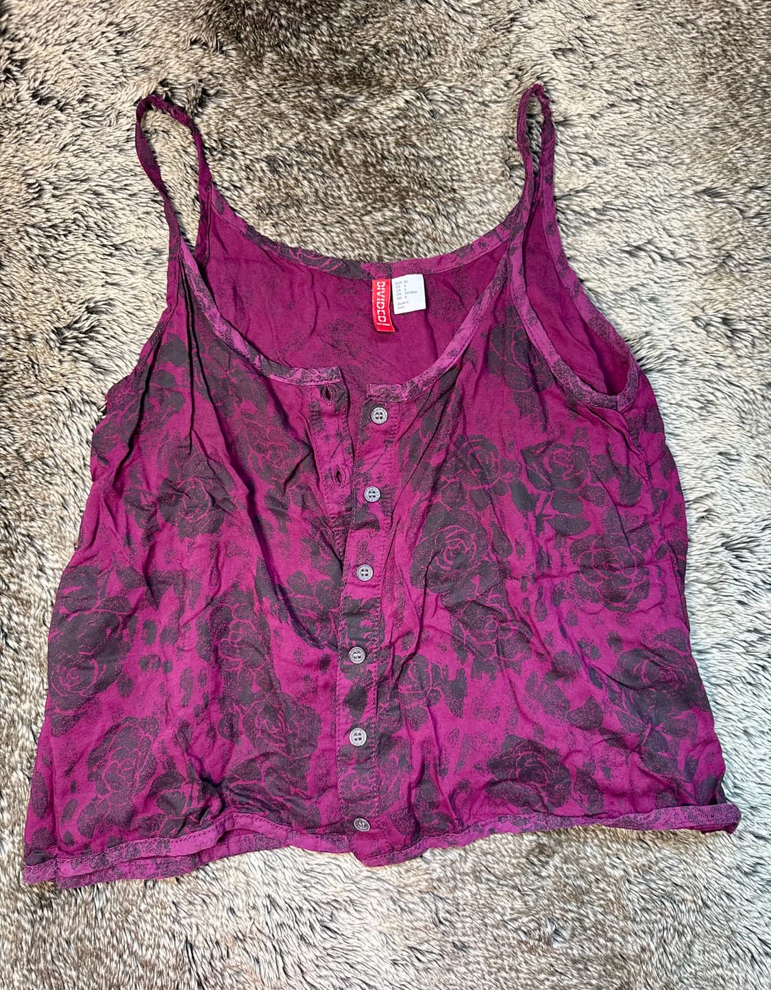 DIVIDED PURPLE TANK TOP 상품이미지2