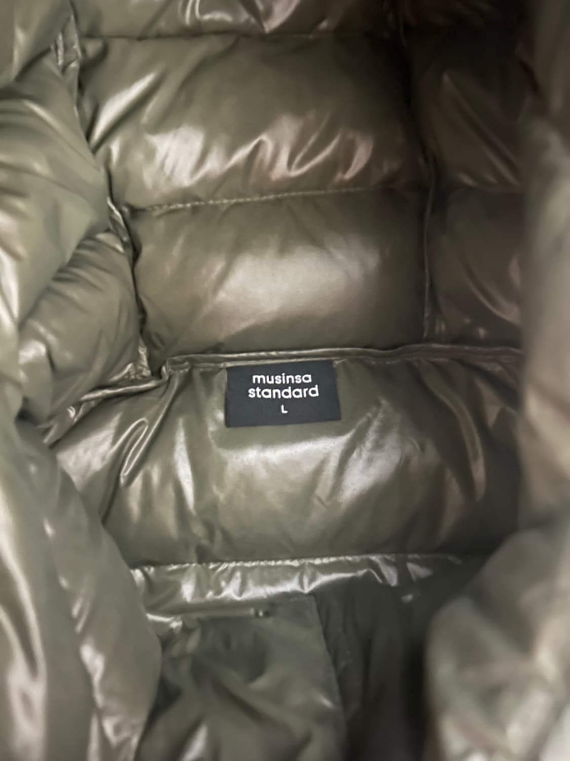 무신사 스탠다드 경량패딩 L 상태S급 상품이미지2