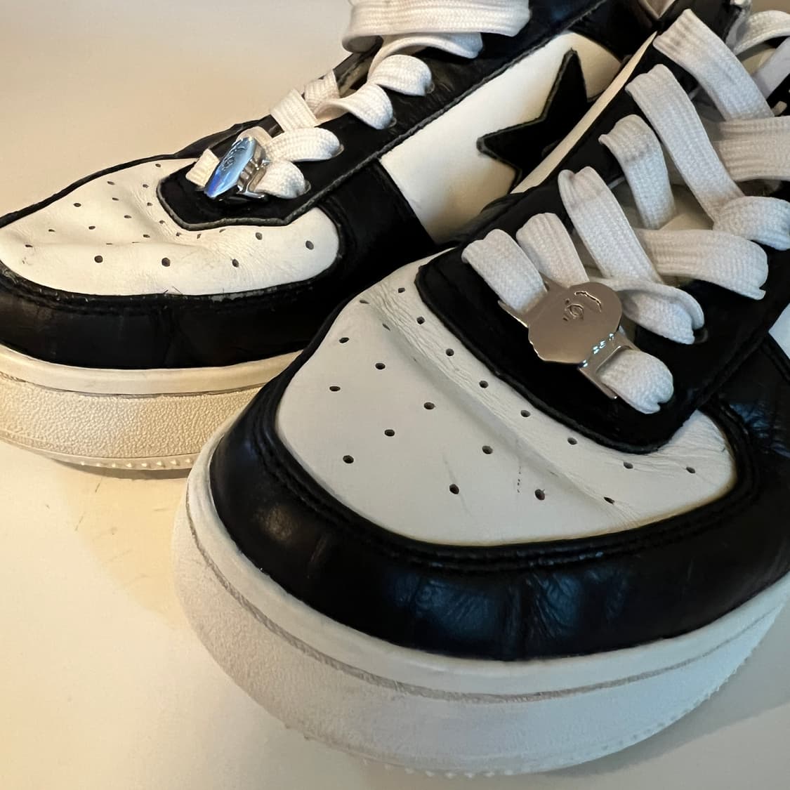 베이프 스타 #3 블랙 화이트(BAPE Sta #3 Black White 상품이미지5